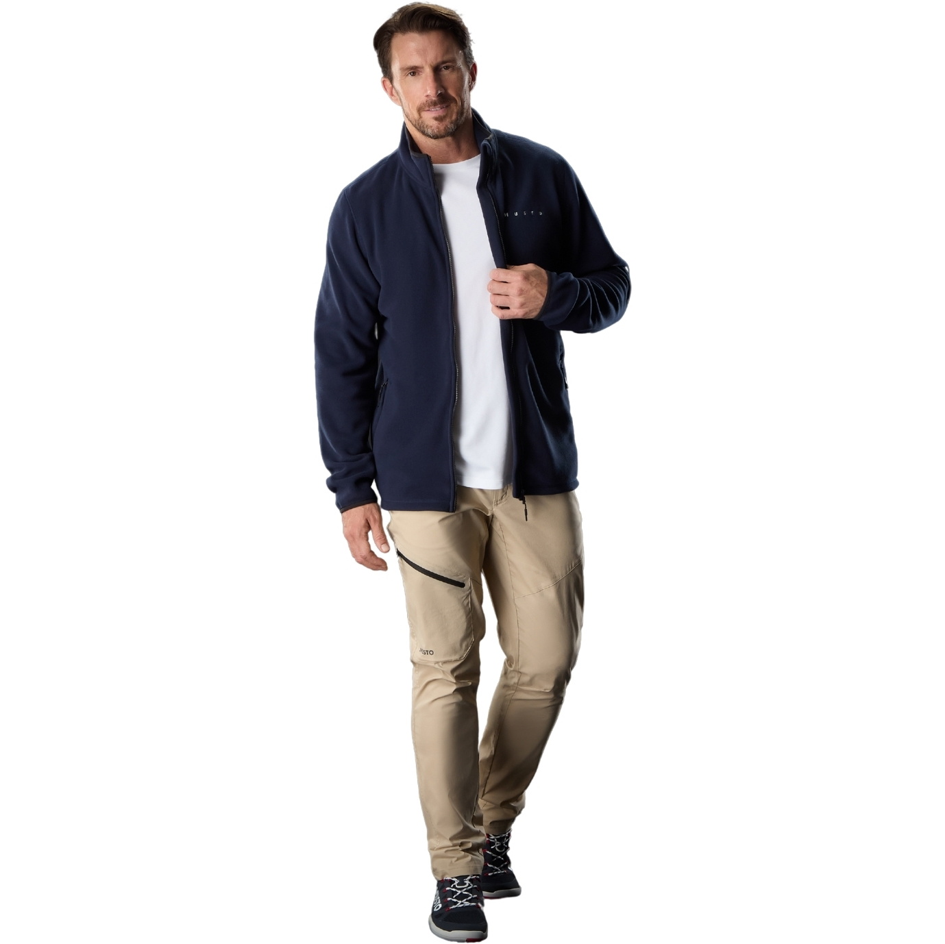 2026 Musto M&auml;nner Evo Polartec® 200 Fleece Jacke 84160 - Navy